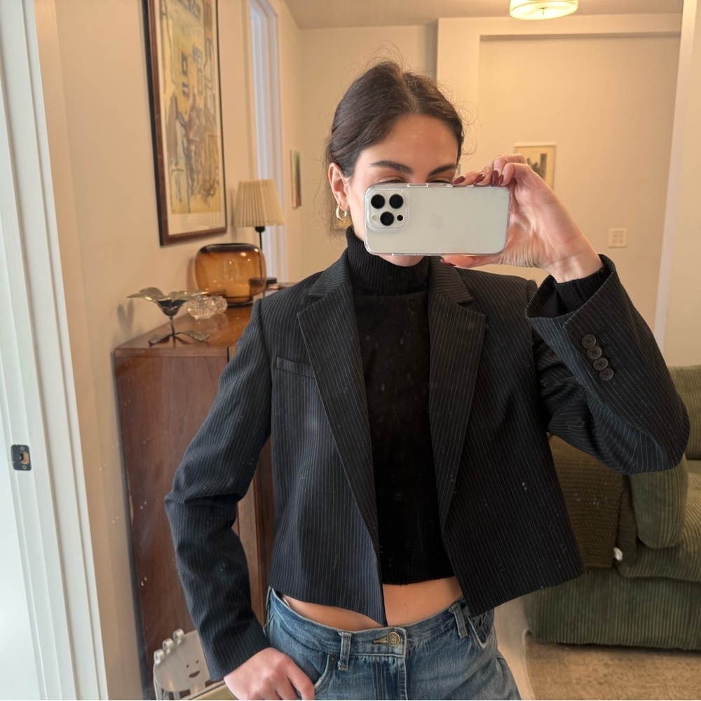 Pinstripe blazer